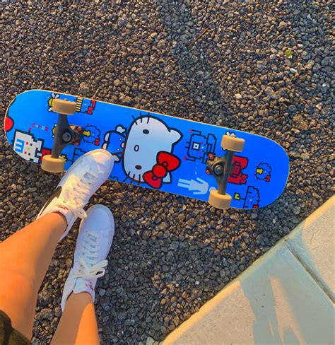 Download Skater Girl Aesthetic Hello Kitty Design Wallpaper ...