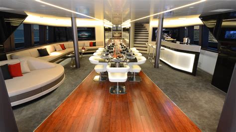 Porsche Design Catamaran Royal Falcon One - interior — Yacht Charter & Superyacht News