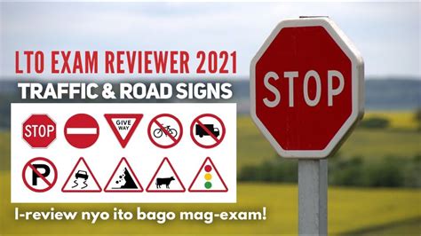 LTO EXAM REVIEWER: Road & Traffic Signs Reviewer (60 Items) - YouTube