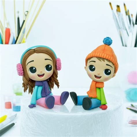 Happy Kids PDF Cake Topper TUTORIAL With TEMPLATES - Etsy | Cake topper ...