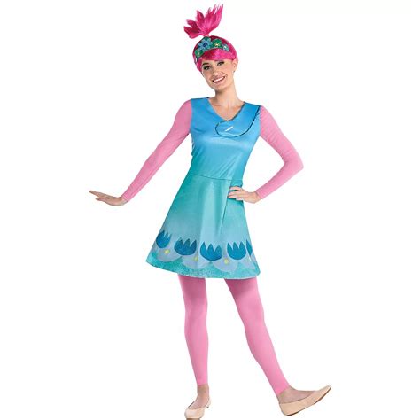 Adult Queen Poppy Costume - Trolls World Tour | Party City