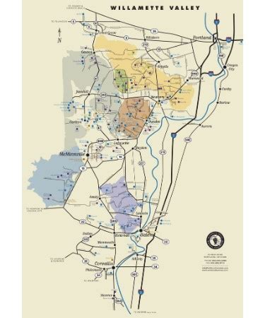 🗺 Willamette Valley Winery Map PDF - Free Download (PRINTABLE)