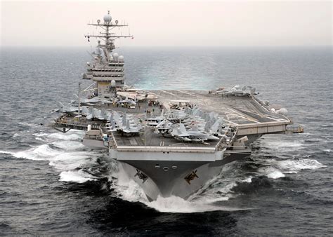 Download Warship Aircraft Carrier Military USS Theodore Roosevelt (CVN-71) HD Wallpaper