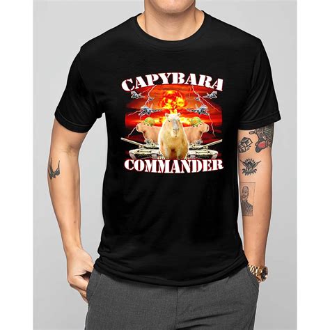 Capybara Commander Shirt - Nouvette | Shirts, Capybara, Shirt designs