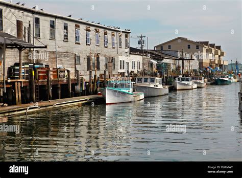 Boats in Portland Maine Harbor Stock Photo: 62272279 - Alamy