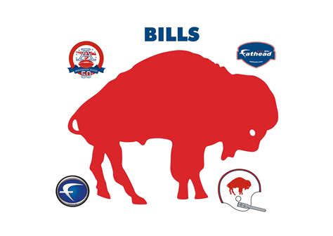 Buffalo Bills Original AFL Logo Wall Decal | Shop Fathead® for Buffalo Bills Decor