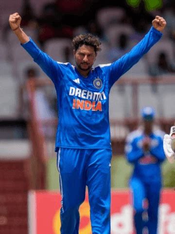 Kuldeep Yadav completes 50 T20I wickets