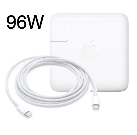 Apple 96W usb-c power adapter for 16/15-inch MacBook Pro with 2m USB-C ...