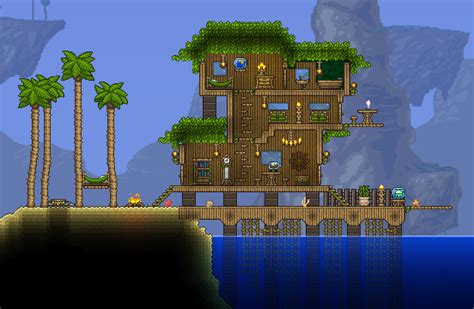 My beach house! : r/Terraria