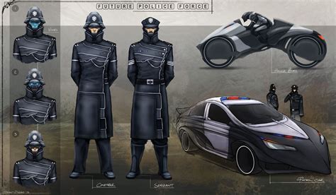 Police Design by TheEchoDragon on DeviantArt | Sci fi concept art, Sci fi characters, Futuristic art