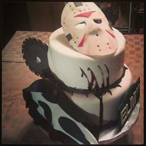 Pin by Kate Brosious on Just Desserts! | Halloween birthday cakes, Friday the 13th cake, Friday ...