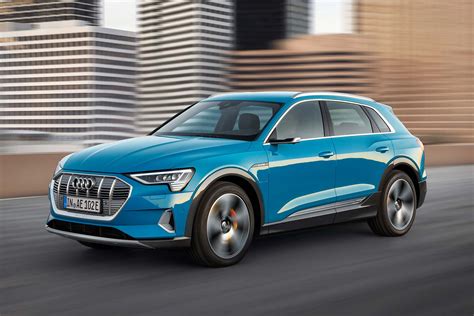 2019 Audi E-tron electric SUV revealed, begins 12-car EV surge ...