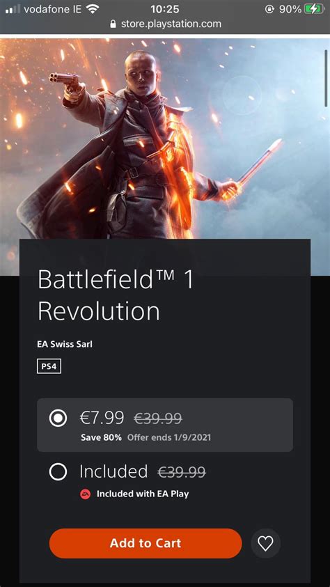 Battlefield 1 Revolution edition is on sale at the moment . Usually for ...