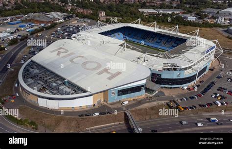 Aerial view of the Coventry Building Society Arena, home of Coventry ...