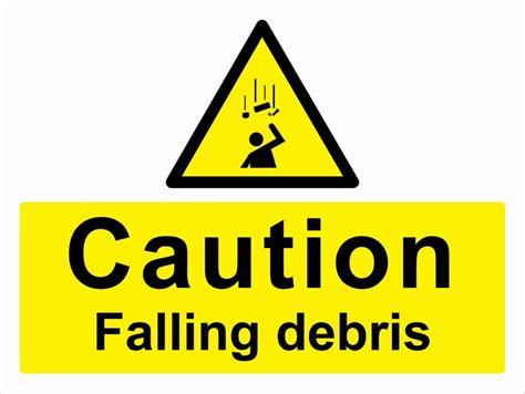 Caution Falling Debris | Safety Signs in Mauritius | Order Online