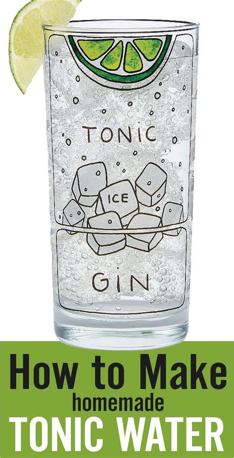 How to Make Tonic Water (Homemade Tonic Water) | Recipe | Tonic water, Tonic syrup, Tonic water ...