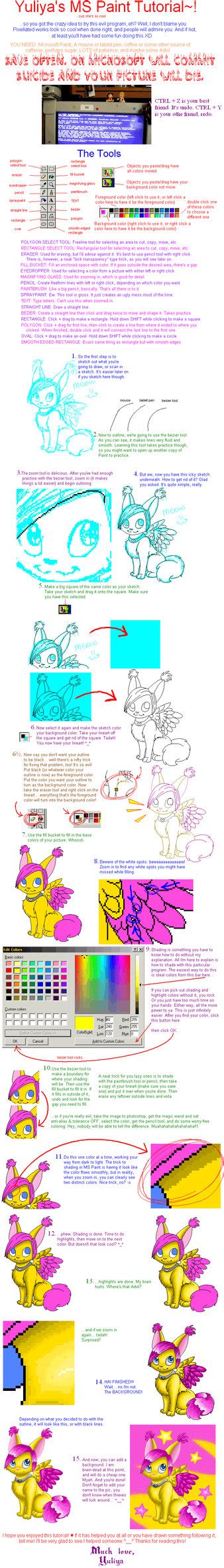 Microsoft Paint Tutorial by yuliya on DeviantArt