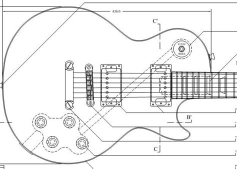 Gibson Les Paul Body Dimensions | Les paul, Gibson les paul, Body