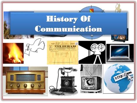 PPT - History Of Communication PowerPoint Presentation, free download - ID:1544567