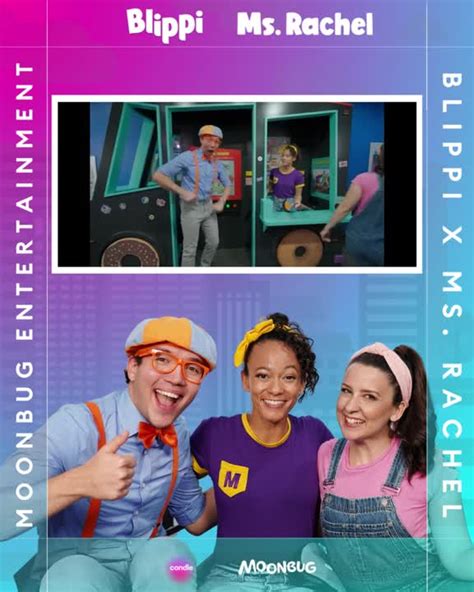 Candle Media on LinkedIn: Blippi & Ms. Rachel Learning Together - Moonbug Entertainment, a Candle…