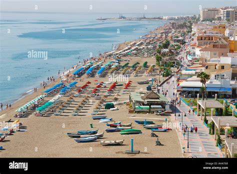 Torremolinos, Costa del Sol, Spain. La Carihuela beach Stock Photo - Alamy