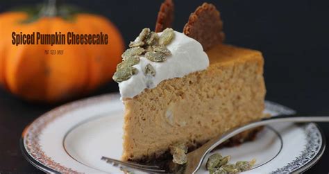 Fancy Pumpkin Spice Cheesecake Recipe with Ginger Cookie Crust