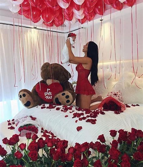 Pin by Cali_gurl love on Teddy Bear | Romantic surprise, Romantic room ...