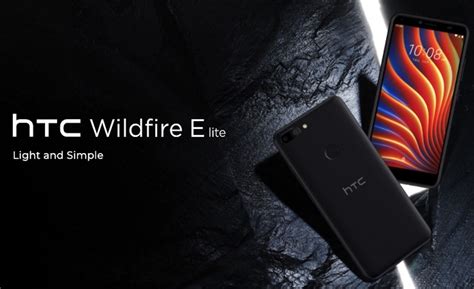 HTC Wildfire E Lite debuts with light and simple design | LaptrinhX