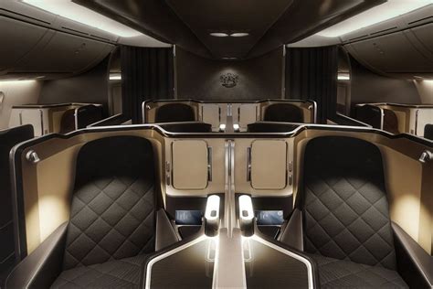 First class with sliding doors on British Airways' new Boeing 777-300ER