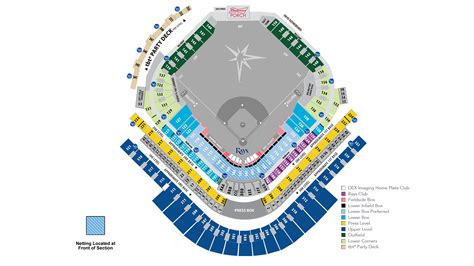 Seating Chart For Rays Stadium