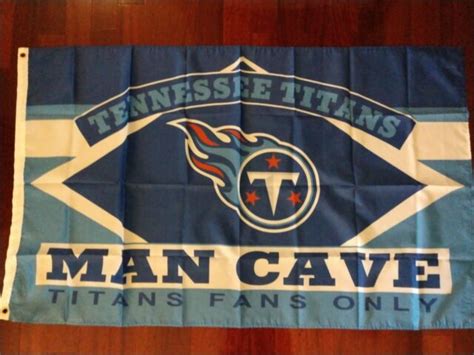 Tennessee Titans Man Cave 3x5 Flag. US seller. Free shipping within the US | eBay