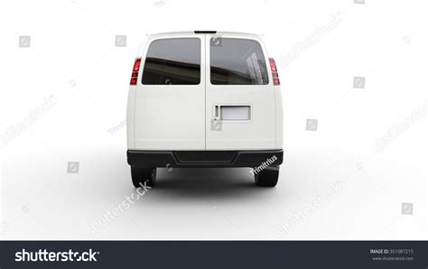 Van Back View Stock Illustration 351087215 | Shutterstock