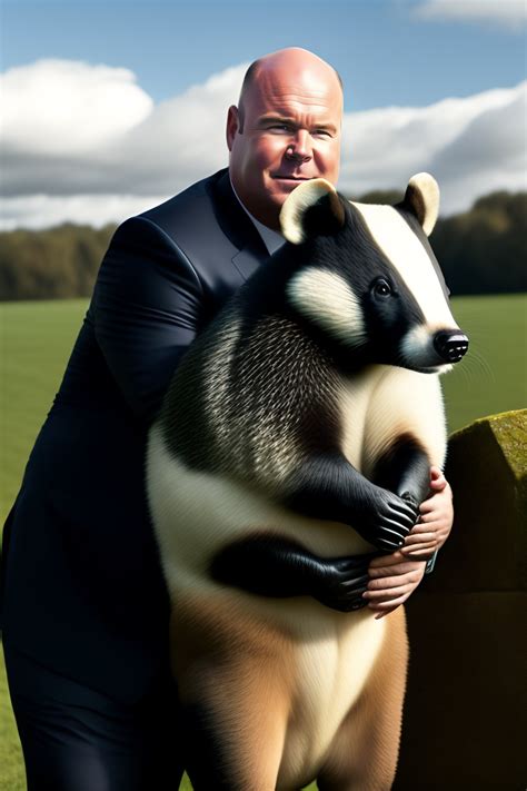 Lexica - Phil Mitchell riding a giant badger