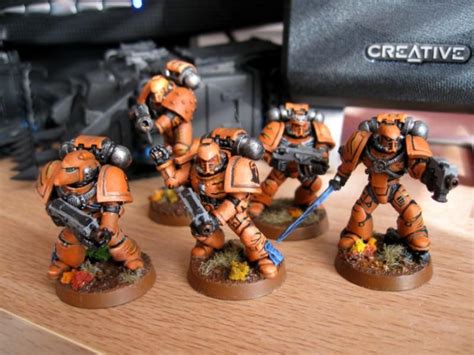 Orange-Tan scheme | Astral, Space marine, Warhammer