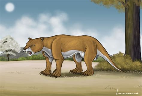 Marsupial Lion by Louisetheanimator on DeviantArt