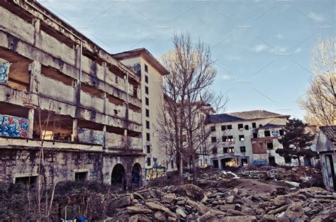 Decaying buildings | Architecture Stock Photos ~ Creative Market