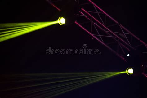 Green stage lights stock photo. Image of blur, club - 104393942