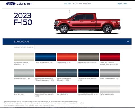 2023 Ford F-150 Exterior Color Options Confirmed, Two Finishes Deleted - autoevolution