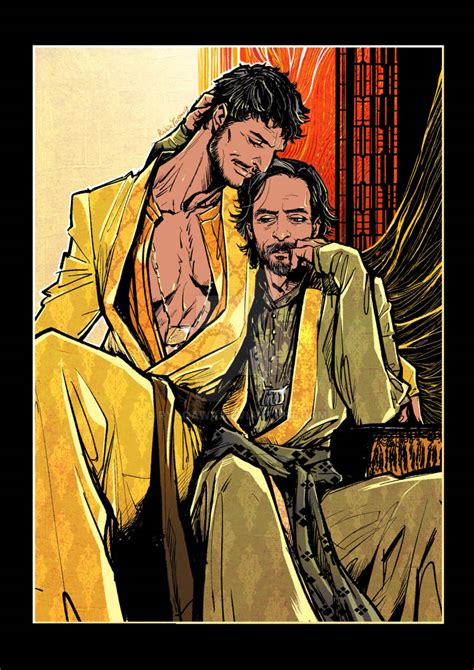 Fan art: Oberyn Martell and Doran Martell by RYagawa on DeviantArt