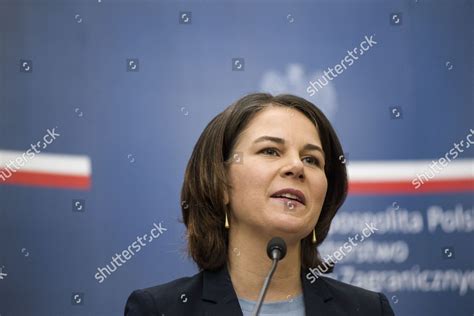 Annalena Baerbock Seen Speaking During Press Editorial Stock Photo ...