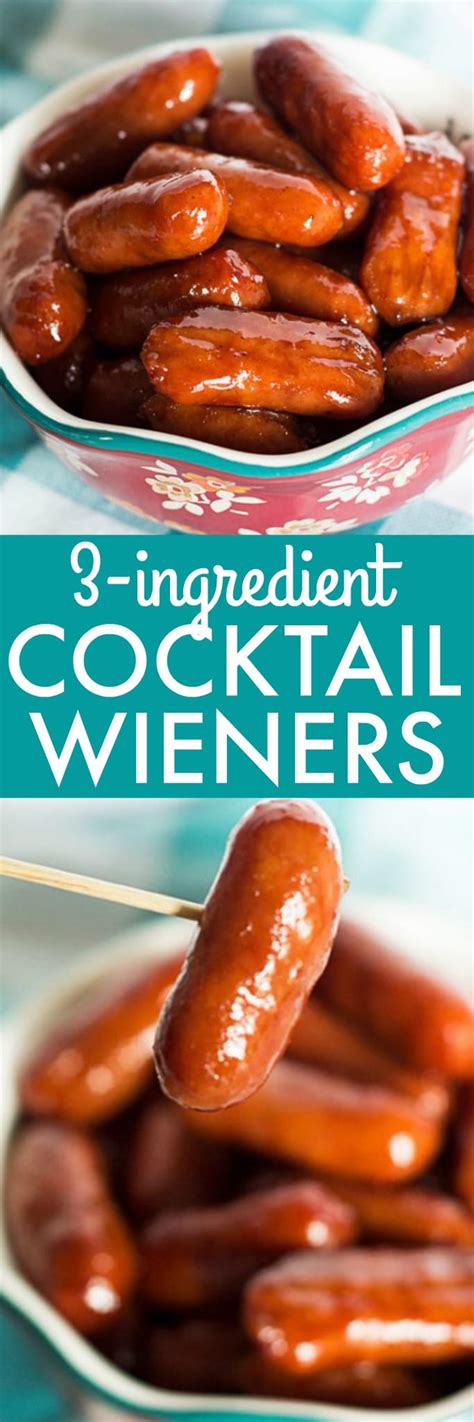 3 Ingredient Cocktail Wieners Recipe - Easy Appetizer - Total Dadass