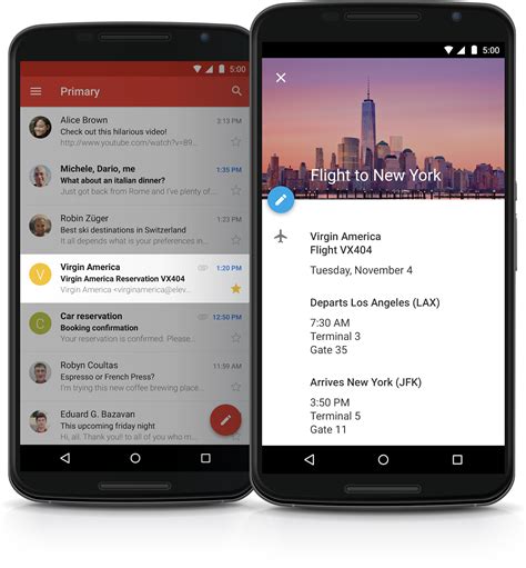 Google releases redesigned, smarter Android Calendar and Gmail apps