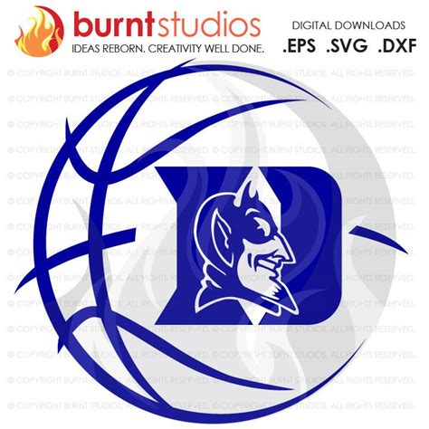 Digital File, Duke University Blue Devils Logo Basketball, Svg, Png ...