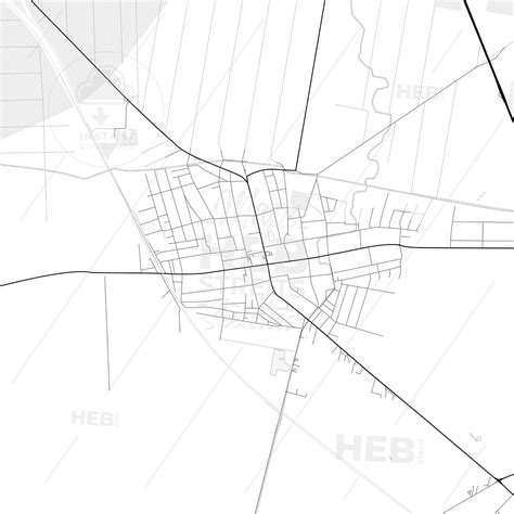 Vector PDF map of Stara Pazova, Serbia - HEBSTREITS Sketches ...