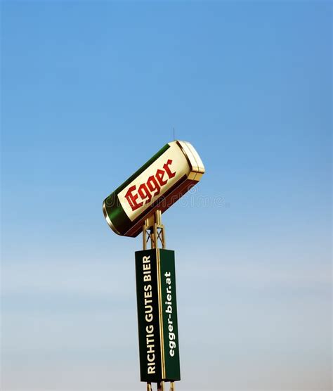 Advertising of Egger Beer at a Beer Wholesale Warehouse Editorial Stock ...