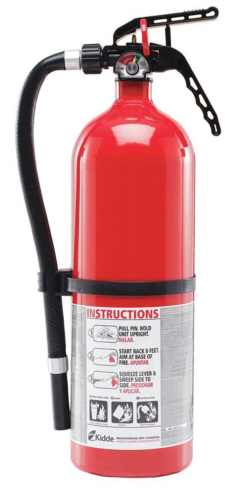 KIDDE, 5 lb Extinguisher Capacity, Fire Extinguisher - 1FBJ9|EX340SC ...