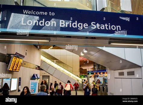 London Bridge Station- railway terminus London UK Stock Photo - Alamy