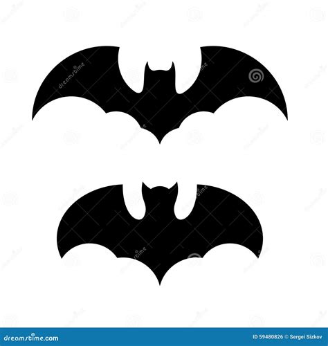 Halloween Bat Icon Set. Vector Editorial Photo - Image: 59480826