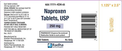 Naproxen Tablets - FDA prescribing information, side effects and uses