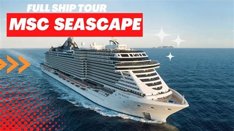 MSC Seascape tour 4K, así es el fabuloso nuevo barco de MSC Cruceros - YouTube